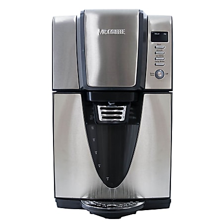 Mr. Coffee 12-Cup 24-Hour Programmable Coffee Maker, Stainless Steel