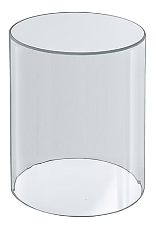 Azar Displays Acrylic Cylinder, Medium Size, 8" x 4", Clear