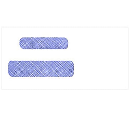 Custom Tinted Self-Seal Double Window Envelopes, 3 1/2"