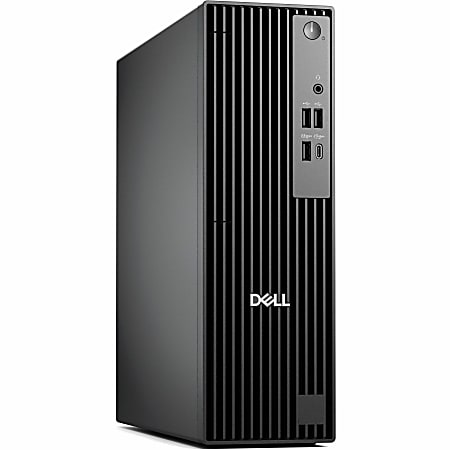 Dell Pro QCS1250 Desktop Computer, Intel Core i5 14th Gen i5-14500, 16GB, 512GB SSD, Slim PC, Standard Black, Intel Chip, Windows 11 Pro