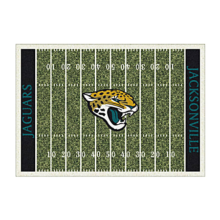 Imperial NFL Homefield Rug, 4' x 6', Jacksonville Jaguars