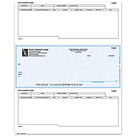 Custom Laser Accounts Payable Checks For Dynamics®/Great Plains®/Microsoft®, 8 1/2" x 11", 2-Part, Box Of 250
