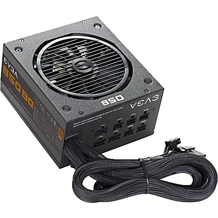 EVGA 850 BQ Power Supply - Internal - 120 V AC, 230 V AC Input - 3.3 V DC, 5 V DC, 12 V DC Output - 850 W - 1 +12V Rails - 1 Fan(s)