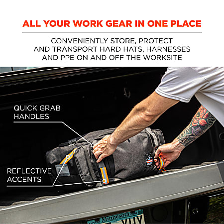 Ergodyne Arsenal 5189 Work Gear Duffel Bag Black - Office Depot