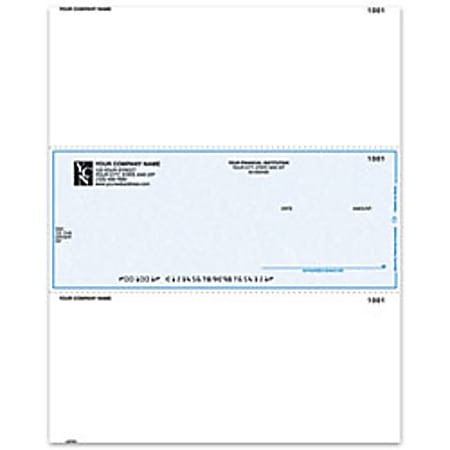 Custom Laser Multipurpose Voucher Checks, For Business Works®, 8 1/2" x 11", 2-Part, Box Of 250