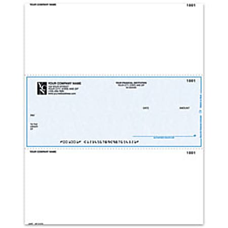 Custom Laser Multipurpose Voucher Checks, For Great Plains®, 8 1/2" x 11", 2-Part, Box Of 250