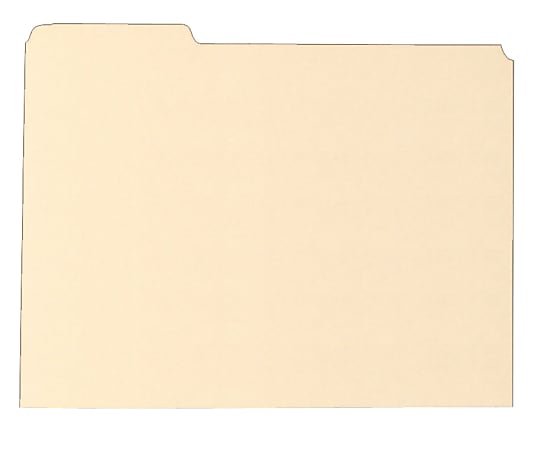Pendaflex® Blank File Guides, Letter Size, Manila, Box Of 100 File Guides