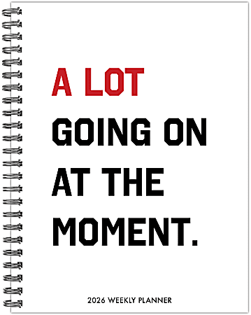 2026 Willow Creek Press Softcover Weekly/Monthly Planner, 6-1/2" x 8-1/2", A Lot Going On, January To December, 57513