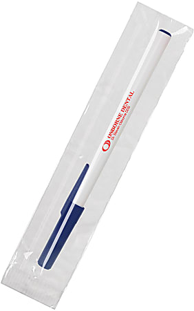 Custom Promotional Aspect Imprinted Cello Wrapped Pen, 5-1/2" x 3/4"