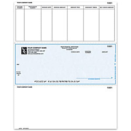 Custom Laser Accounts Payable Checks For Dynamics®/Solomon®, 8 1/2" x 11", Box Of 250