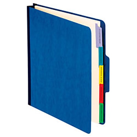 Pendaflex® PressGuard® Employee/Personnel Folders, Letter Size, Blue, Pack Of 10