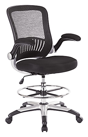 Office Star Economical Chair with Chrome Teardrop Footrest