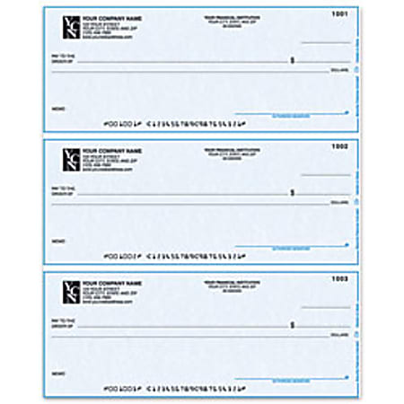 Custom Laser Multipurpose Draft Checks For MECA®, 8 1/2" x 11", Box Of 250