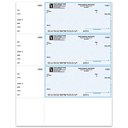 Custom Laser Multipurpose Wallet Checks For MECA®, 8 1/2" x 11", Box Of 250