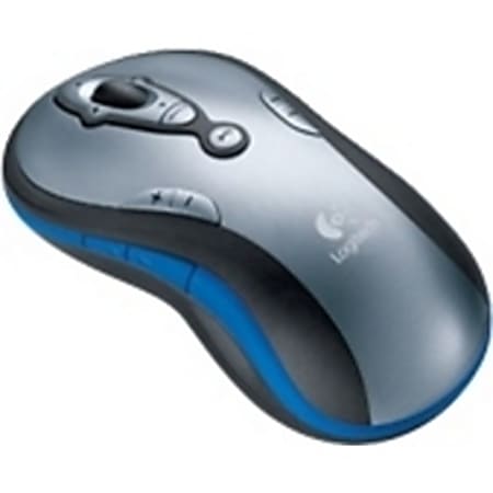 Logitech® MediaPlay™ Cordless Mouse, Silver/Black