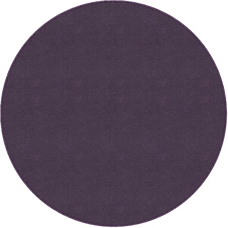 Flagship Carpets Americolors Rug, Round, 6', Pretty Purple
