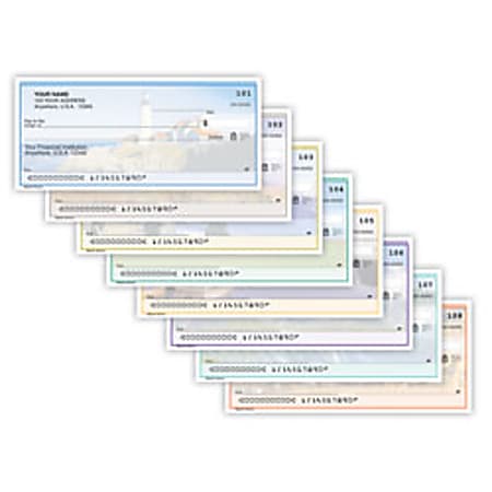 Personal Wallet Checks, 6" x 2 3/4", Duplicates, Majestic America, Box Of 120