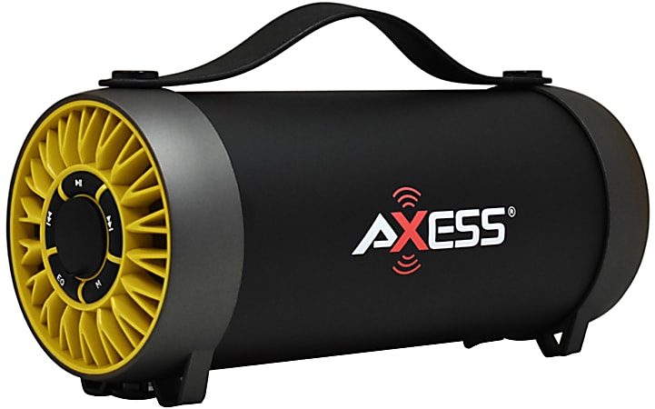 Axess Bluetooth Media Speaker With Equalizer Yellow ODP Business