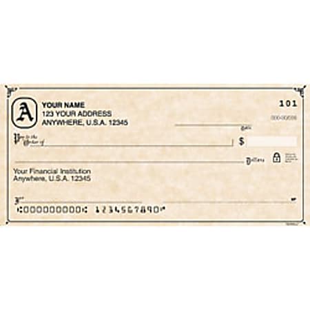 Personal Wallet Checks, 6" x 2 3/4", Duplicates,