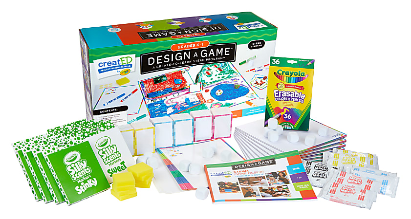 Crayola STEAM Design-A-Game Kit, Grades K - 1