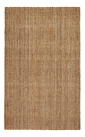 Anji Mountain Andes Jute Rug, 2-1/2' x 6', Tan