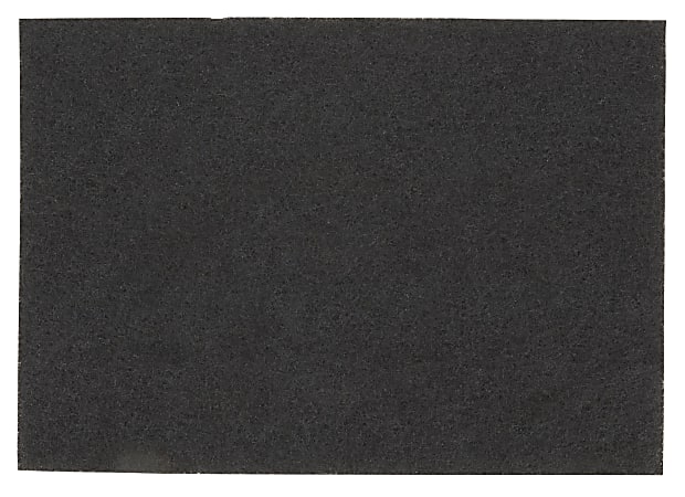 Scotch-Brite 7200N Stripping Pad, 20" x 14", Black, Pack Of 10