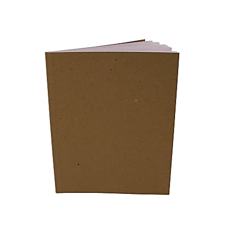 ReBinder ReWrite Journal, Blank, 8" x 10", 100% Recycled, Brown