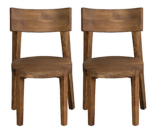 Coast to Coast Sequoia Dining Chairs, Brown, Set of 2 Chairs