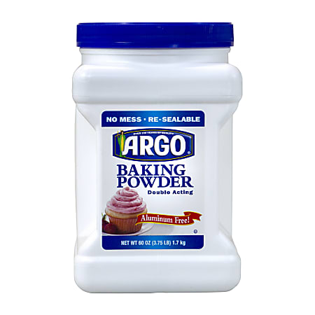 Argo Double-Acting Baking Powder, 60-Oz Tub