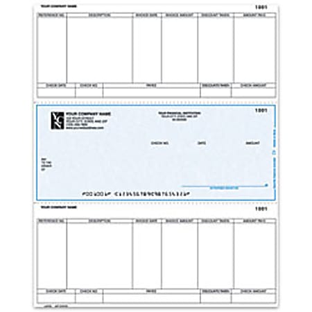 Custom Laser Accounts Payable Checks For Sage Peachtree®, 8 1/2" x 11", Box Of 250, L-AP53J