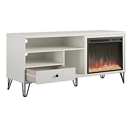 Ameriwood™ Home Owen Fireplace TV Stand For 65" TVs, White