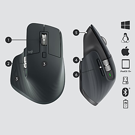 Logitech MX Master 3 Advanced Wireless Mouse