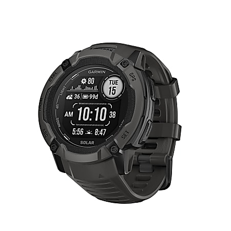 Garmin® Instinct 2X Solar Smart Watch, Graphite