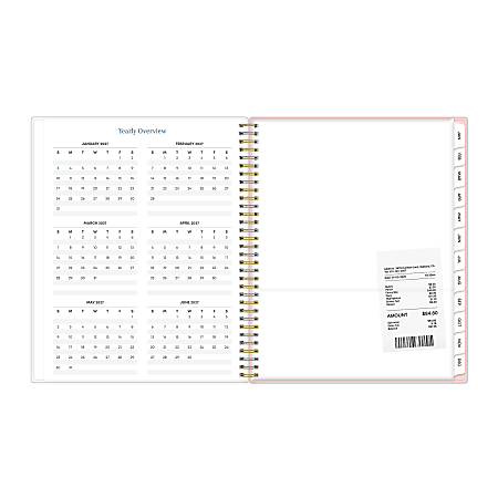 2027 Blue Sky Jelesa WeeklyMonthly Planning Calendar 8.5x11 0percent ...