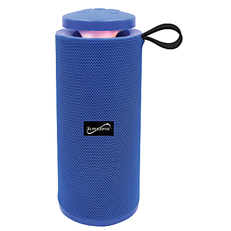 Supersonic Portable Wireless Bluetooth® Speaker, Blue