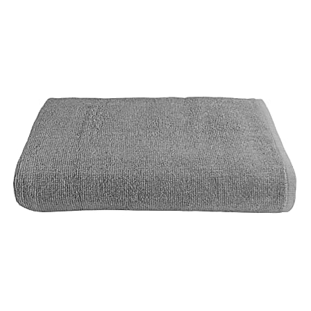 1888 Mills Fibertone Pool Towels Solid Gray Set Of 48 Towels Office Depot