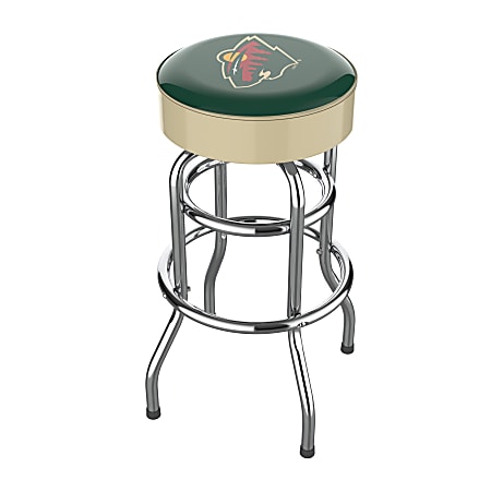 Imperial NHL Backless Swivel Bar Stool, Minnesota Wild