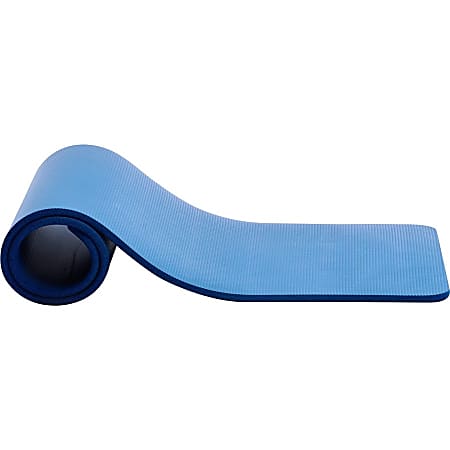 GoFit GF-PMAT Pilates Mat - Floor - 72" Length x 24" Width x 0.500" Thickness - Blue