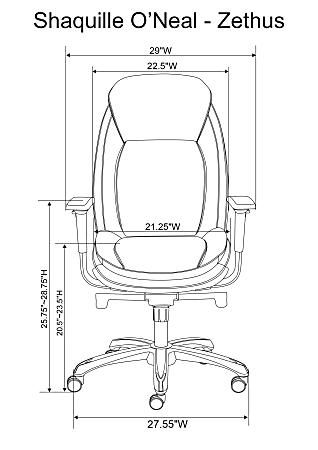 Zethus high best sale back executive chair