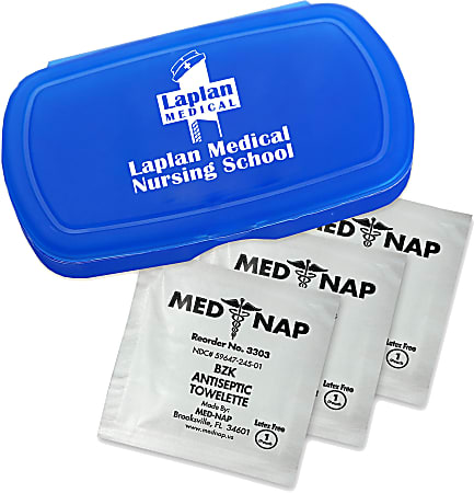 Custom Compact Antiseptic Kit, 4" x 2-3/8"