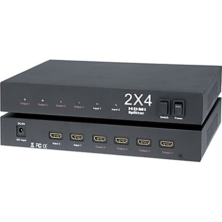 Kanex 2x4 HDMI Splitter with Full HD 1080p