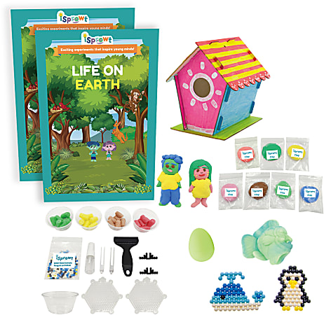 iSprowt Fun Science Kits For Kids, Life on Earth, Pack Of 20 Kits