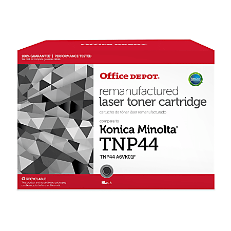Office Depot&reg; Remanufactured Black Toner Cartridge Replacement For Konica Minolta TNP44, ODTNP44