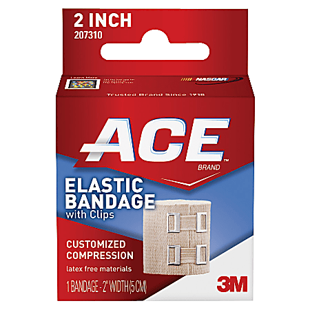 ACE Elastic Bandage with E-Z Clips, 2" 1 Bandage