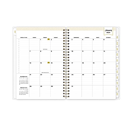 2024 Day Designer Weekly/Monthly Planning Calendar, 57/8" x 85/8