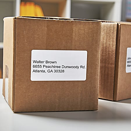 Étiquettes D'expédition 2,25 X 7 Pouces – Lot De 25 Rouleaux De 150 étiquettes, Permanent, Sans Ruban