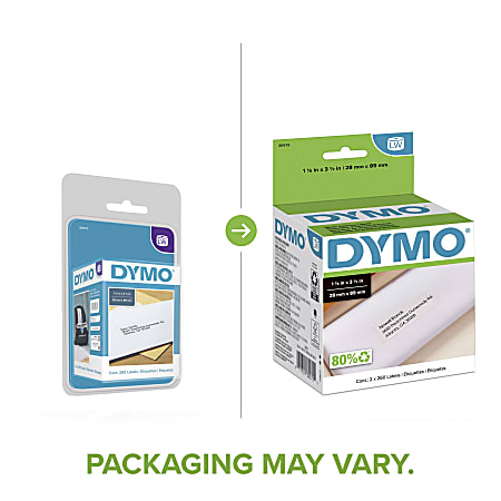 DYMO LabelWriter 30572 White Address Label Roll Of 260 Labels ...