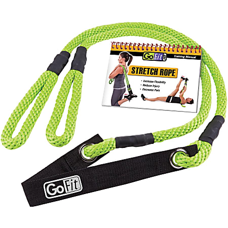 GoFit Stretch Rope - 108" Length - Green