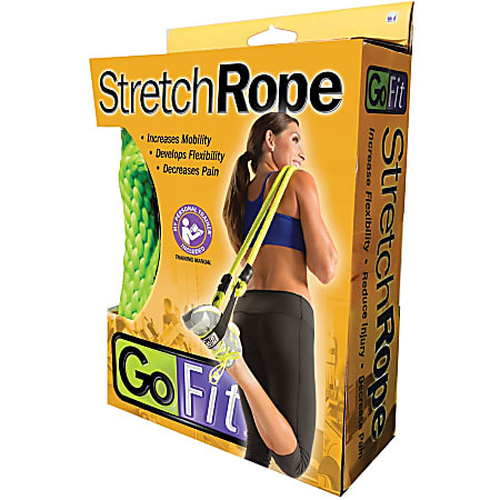 GoFit Stretch Rope 108 Length Green ODP Business Solutions