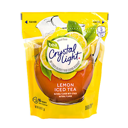 Crystal Light Drink Mix Pitcher Packs, Iced Tea,